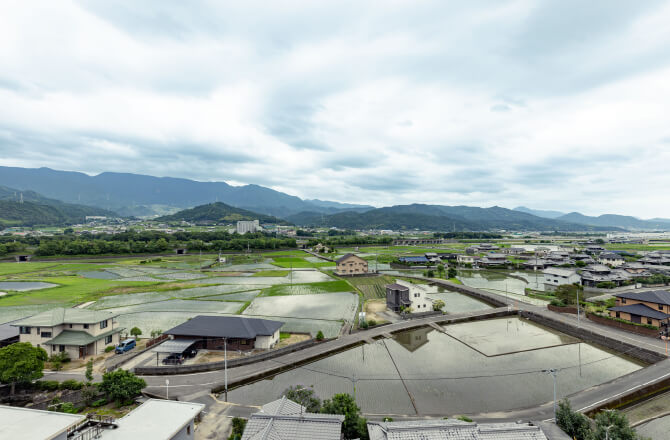 のどかな田園風景